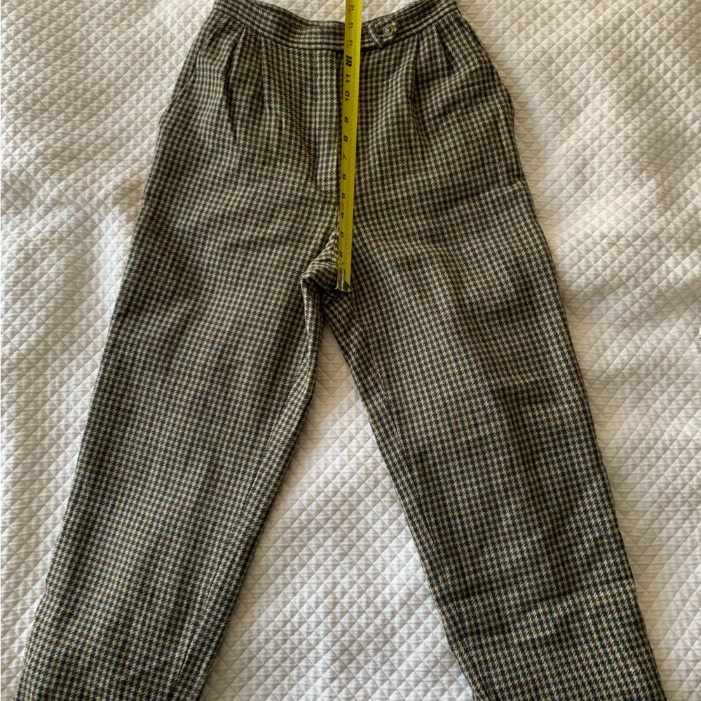 Pendleton Wool Herringbone Pants. Size 6 - image 6